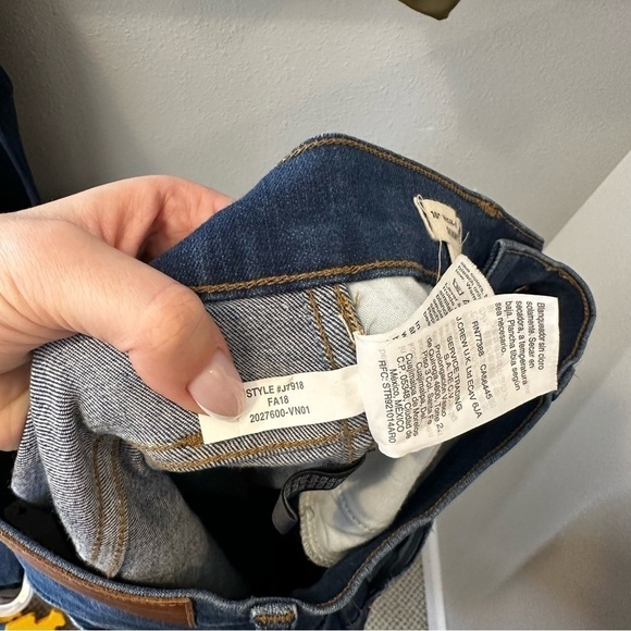 Madewell 10” High Rise Skinny Jeans Button Front Medium Hanna Wash Size 23 Tall - Picture 13 of 15